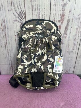 Pawaboo Camouflage Pet Carrier Backpack - Olive Camo